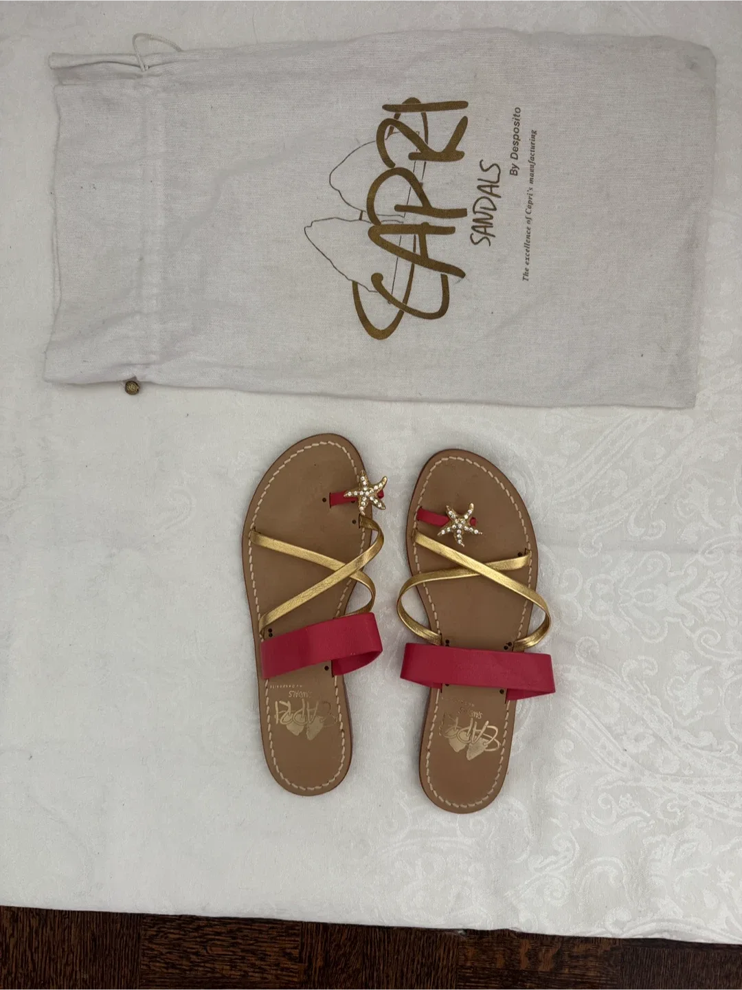 Capri Sandals by Desposito - Size 39 thumbnail