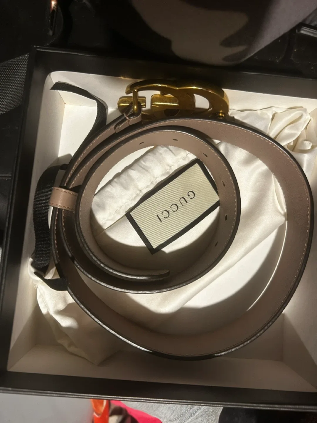 Gucci Belt with Gold Buckle image indicator(2)