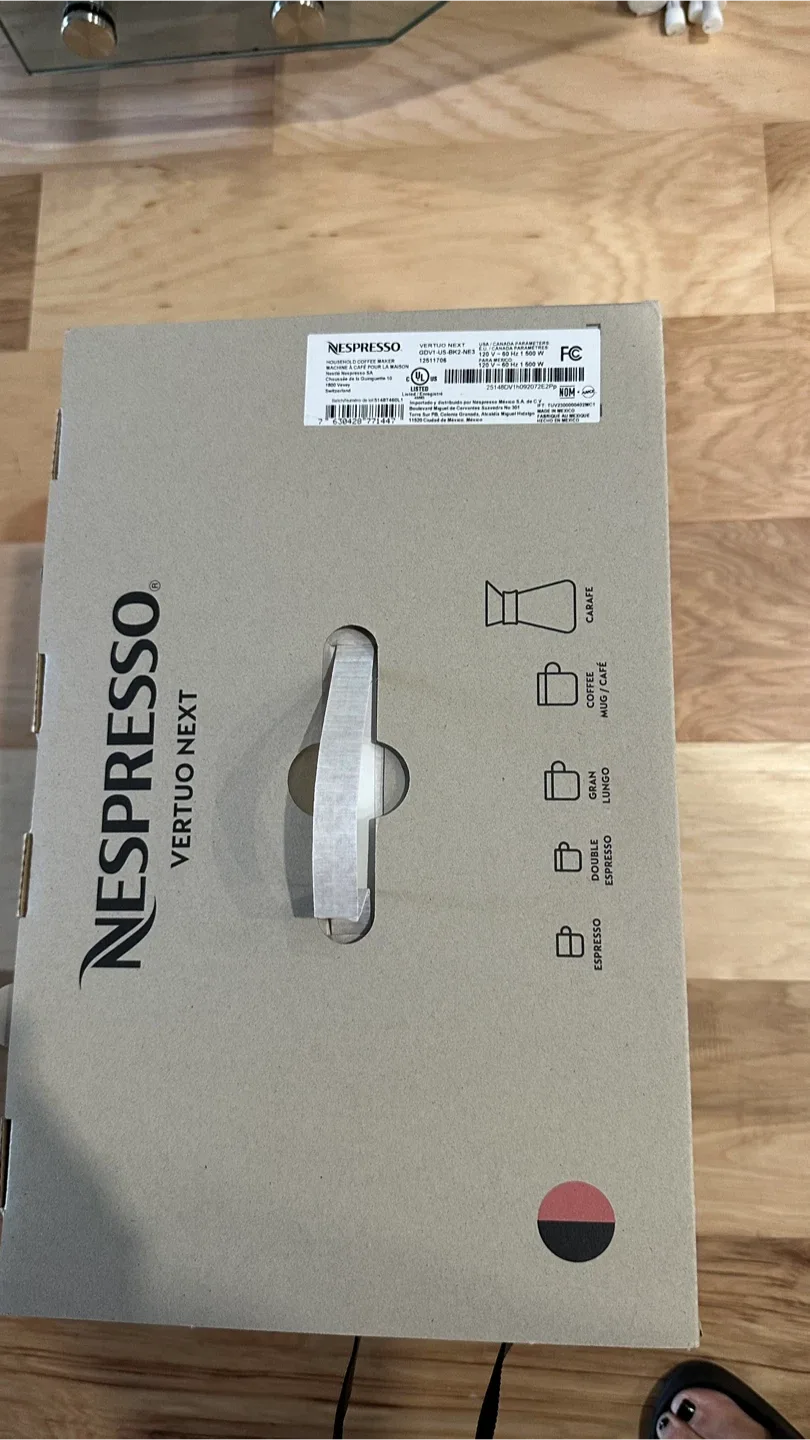 Nespresso Vertuo Next Coffee Machine - New in Box! image indicator(2)
