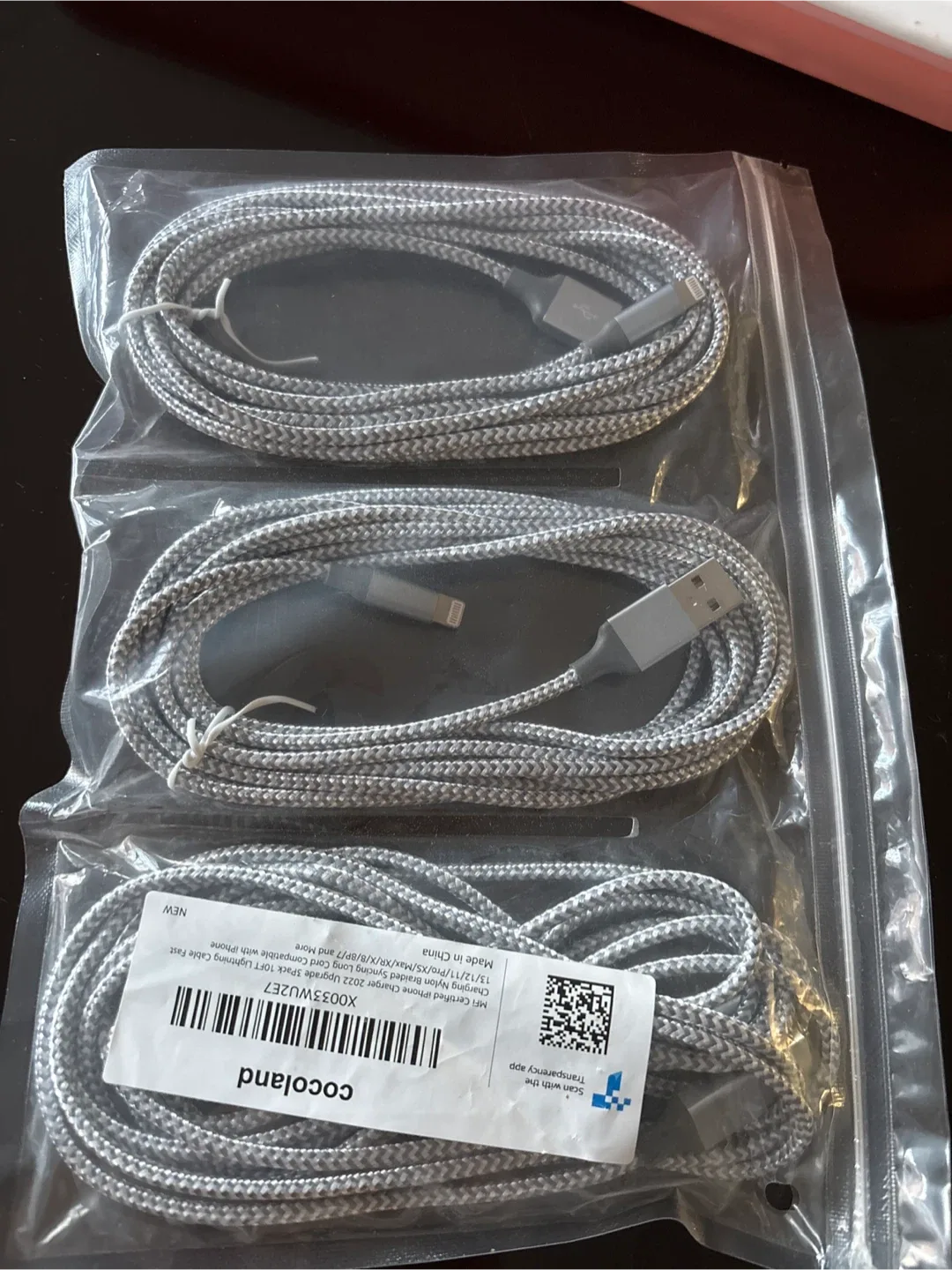 iPhone Charger Cable - New（sets of three） thumbnail