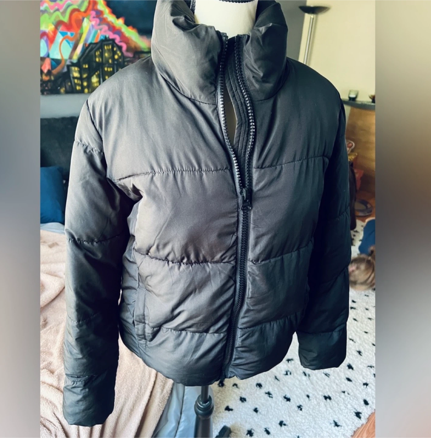 Joe Fresh Black Puffer Jacket - photo 2