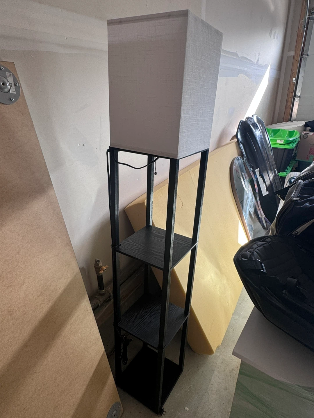 Shelf Floor Lamp with Shade