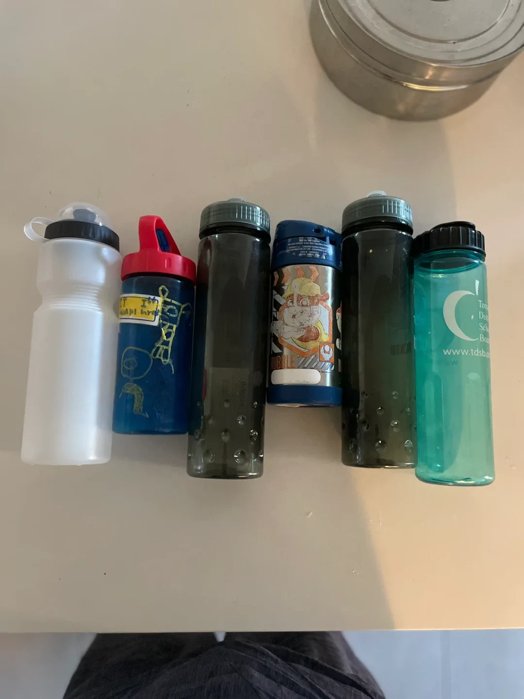 Assorted Used Water Bottles & Food Containers image indicator(3)