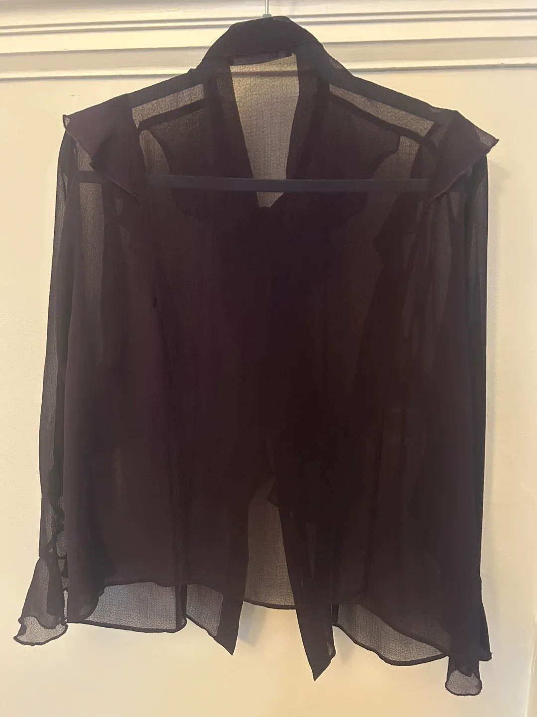 Zara Ruffle Blouse - Size M image indicator(5)