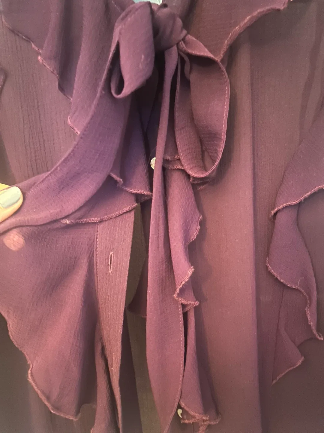 Zara Ruffle Blouse - Size M image indicator(2)