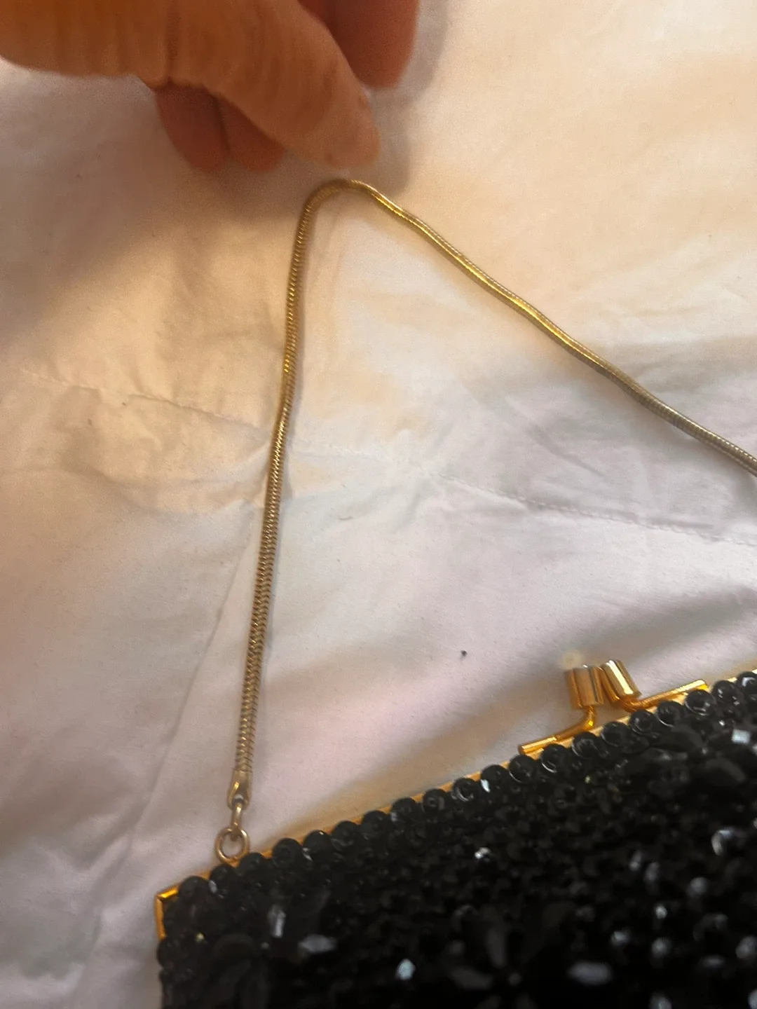 Vintage Beaded Evening Bag - Black image indicator(6)