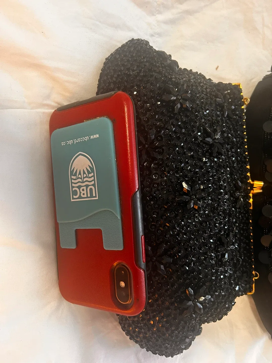 Vintage Beaded Evening Bag - Black image indicator(4)