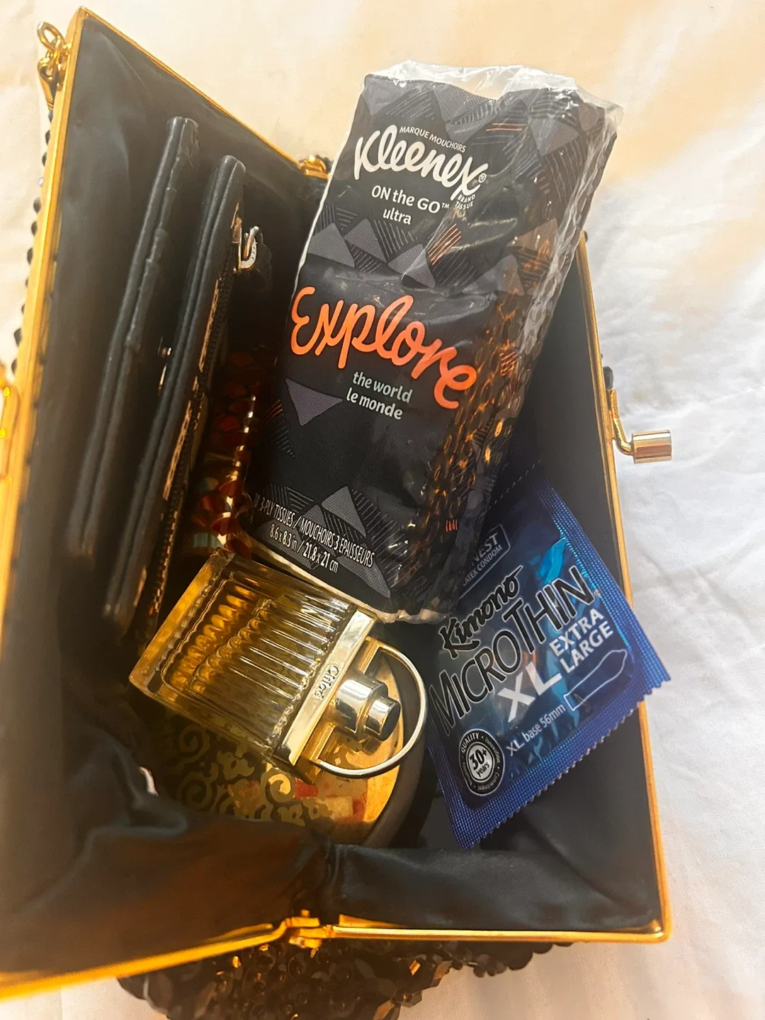 Vintage Beaded Evening Bag - Black image indicator(8)