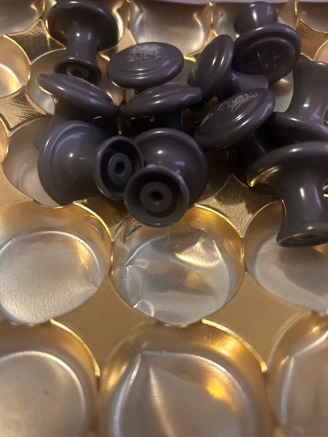 12 pieces IKEA ENERYDA Black Knobs (14) image indicator(7)