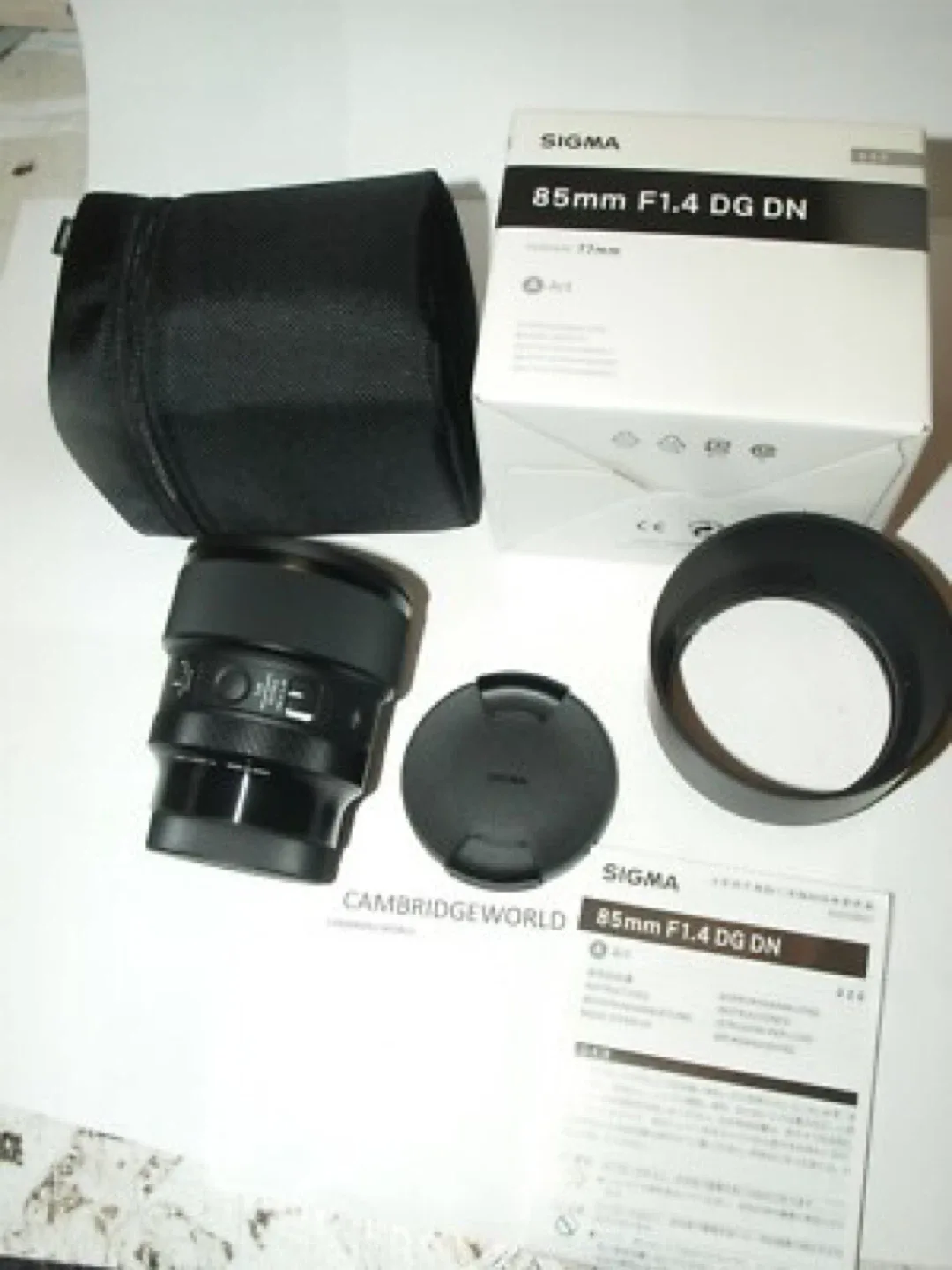 Sigma 85mm F1.4 DG DN Lens It's for Sony E-mount. image indicator(4)