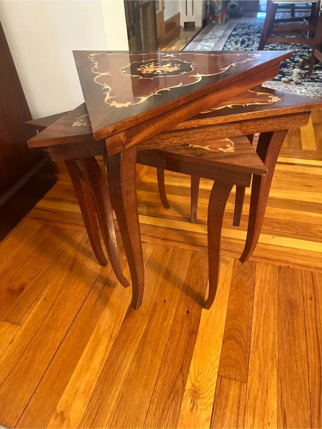 Vintage Nesting Tables - Made in Italy image indicator(2)