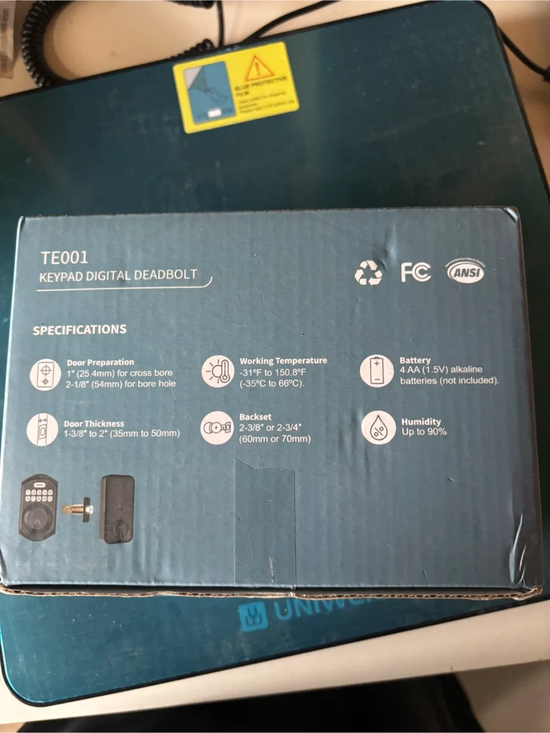 New Tecno Keypad Digital Deadbolt TE001 image indicator(5)