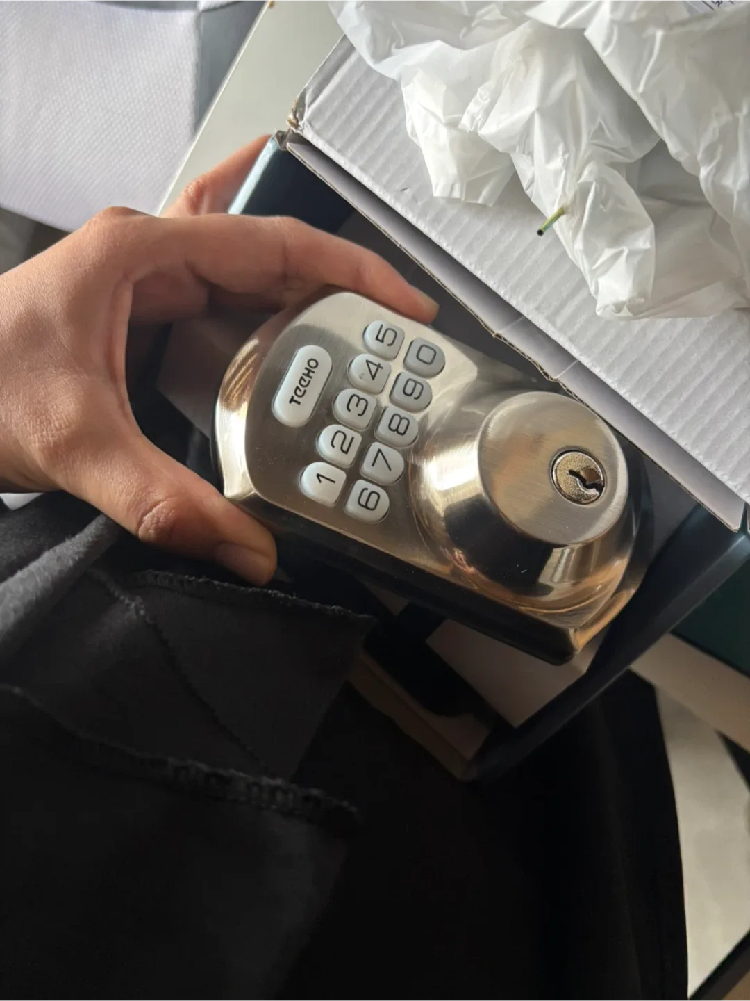 New Tecno Keypad Digital Deadbolt TE001 image indicator(4)