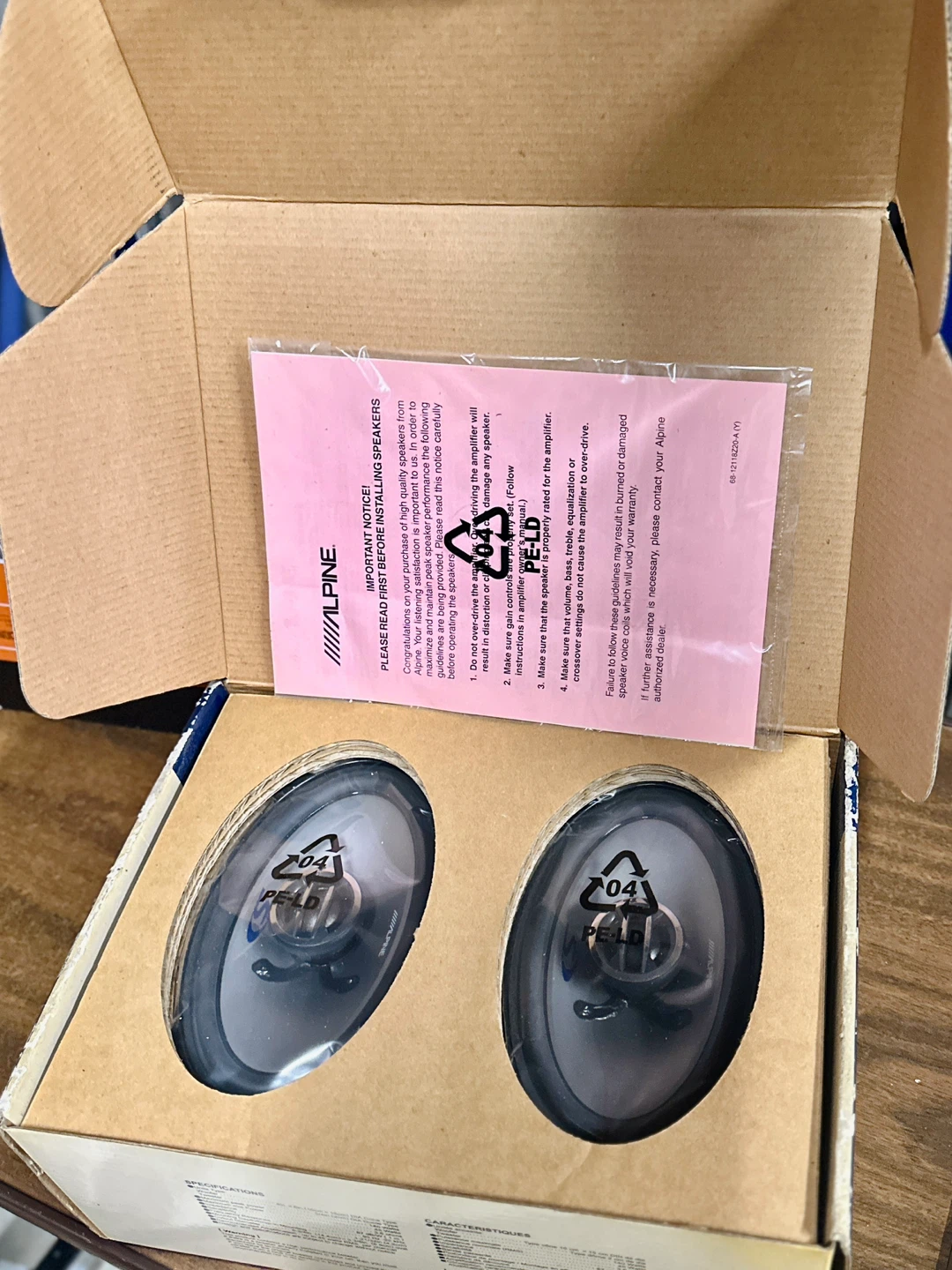 New Alpine SPS-406 Coaxial 2-Way Speaker System - photo 3
