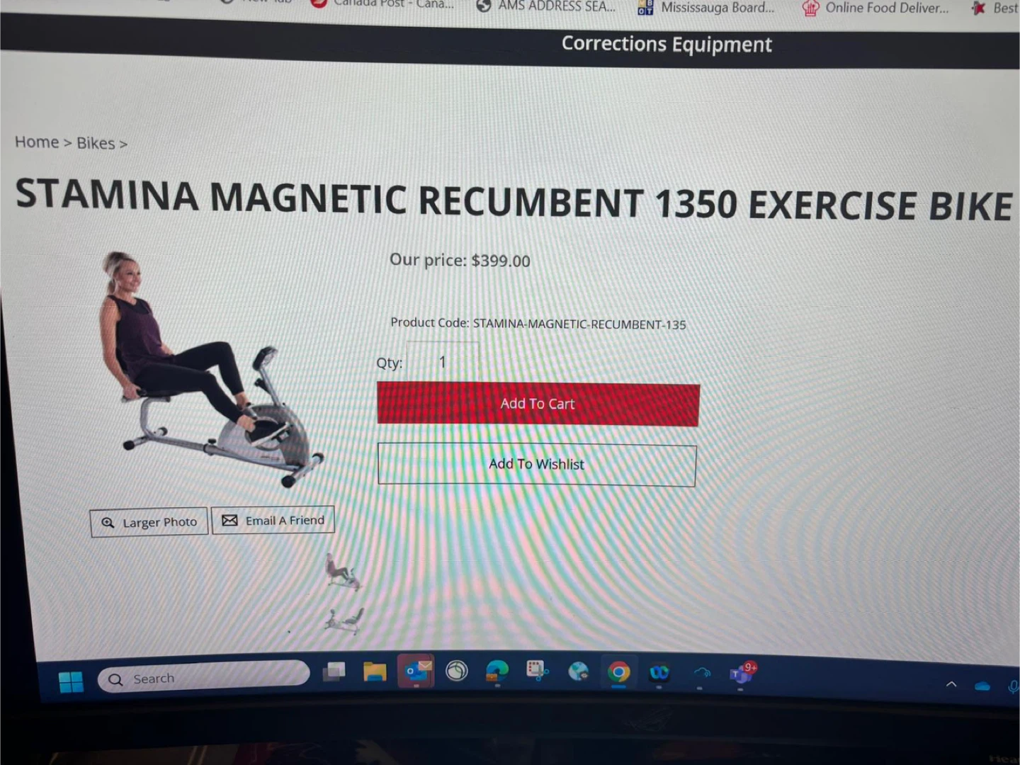 Schwinn Recumbent Exercise Bike - photo 3