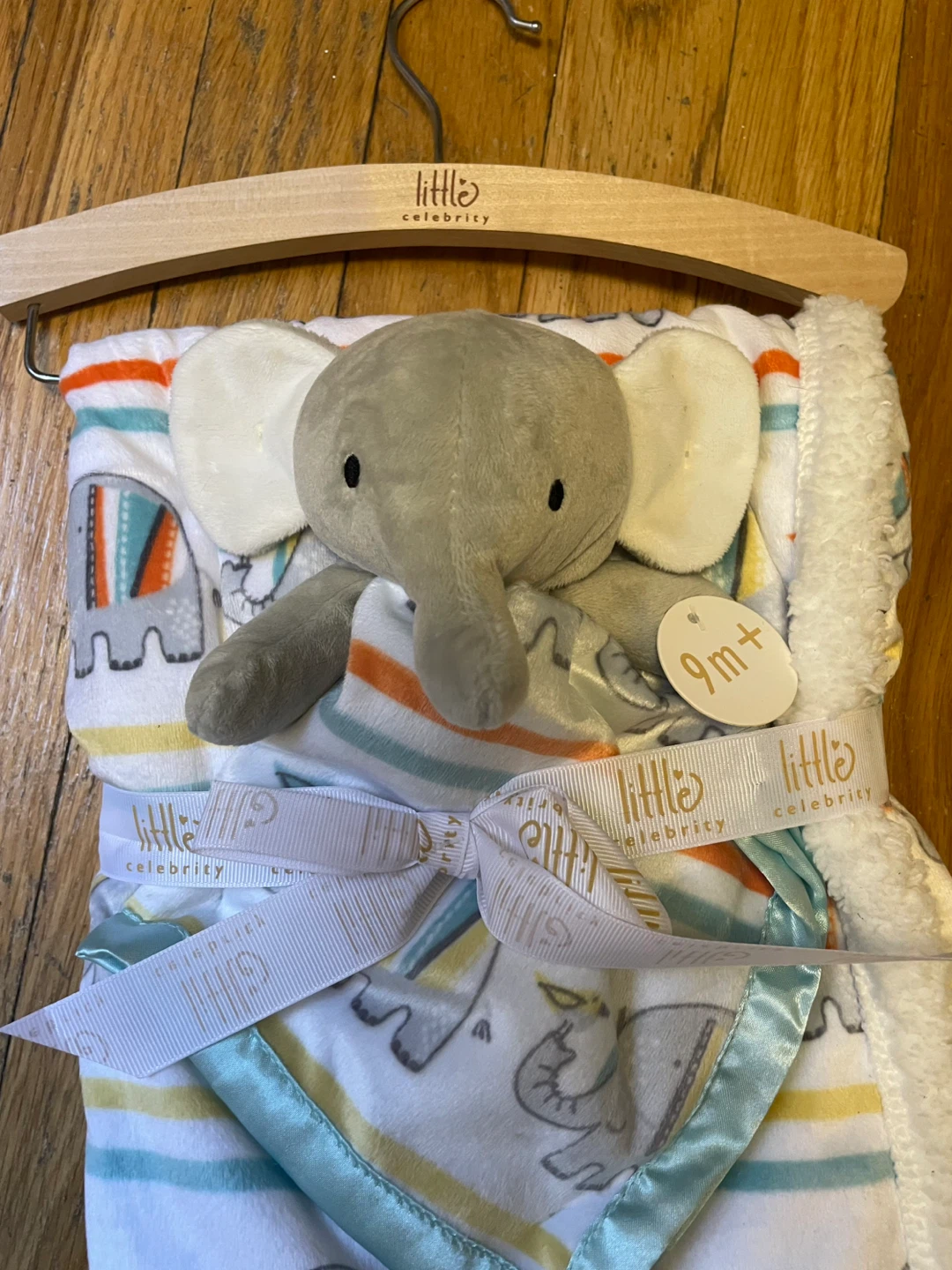 Little Celebrity Blanket & Plush Elephant Set, 9m+