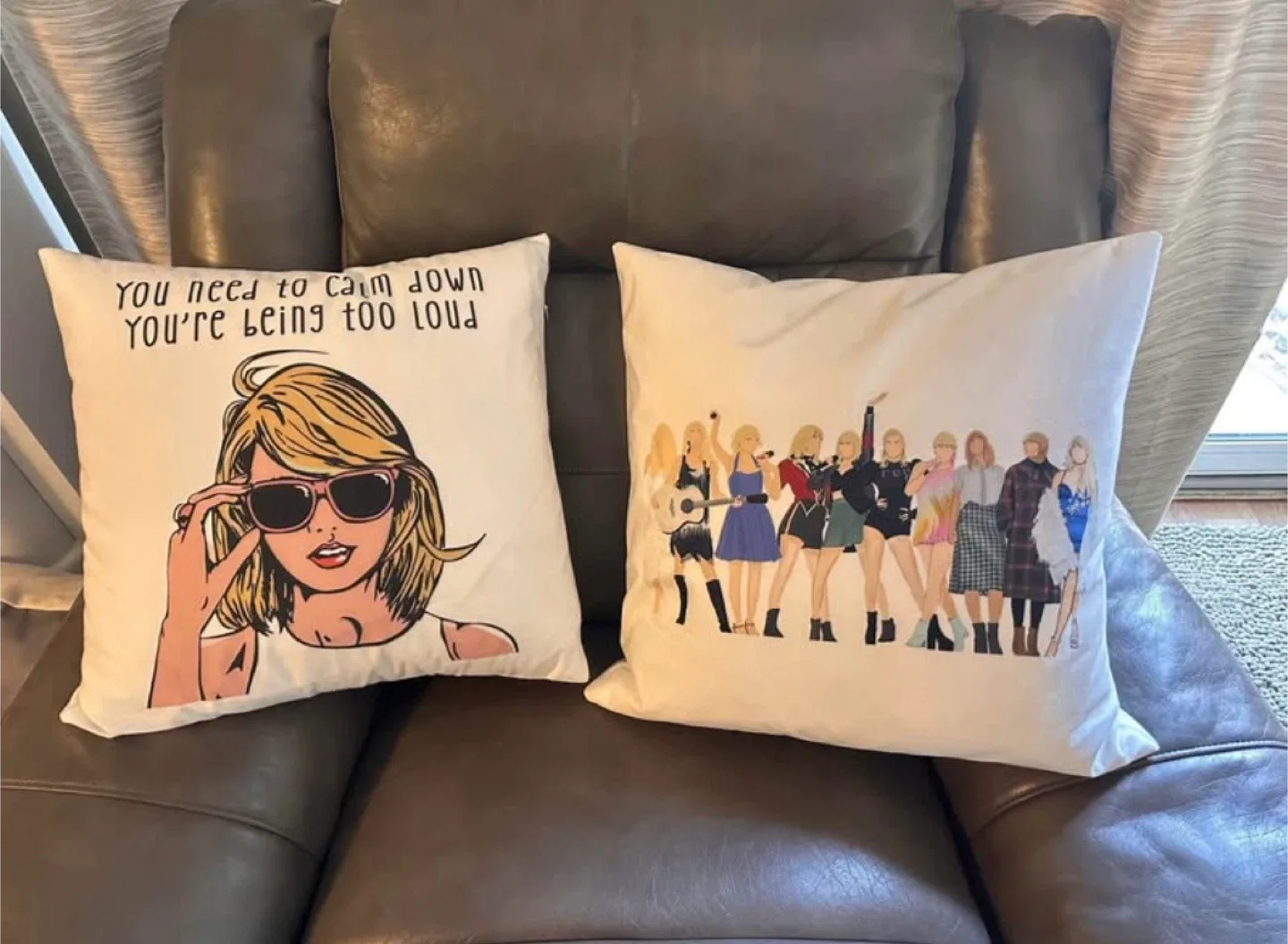 Taylor Swift Decorative Pillows (Set of 2)