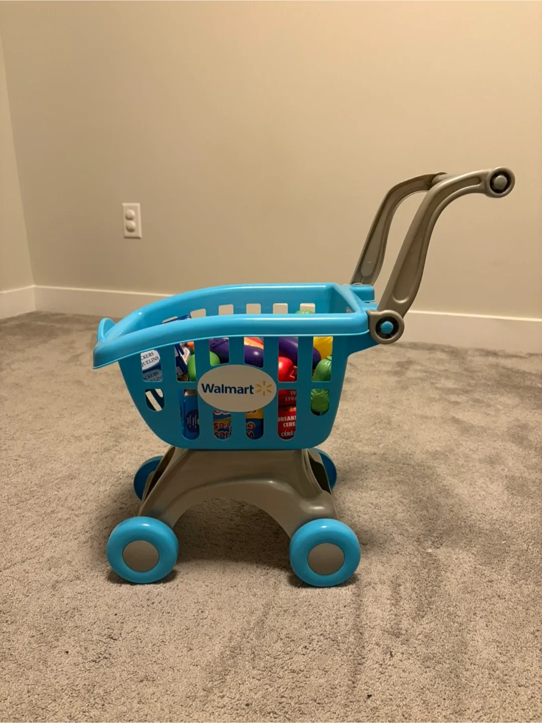 Walmart Toy Shopping Cart with Play Food image indicator(3)