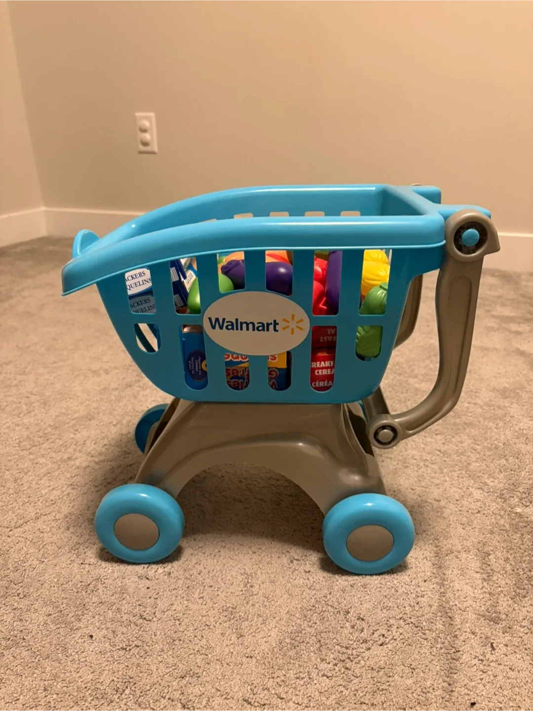 Walmart Toy Shopping Cart with Play Food image indicator(5)
