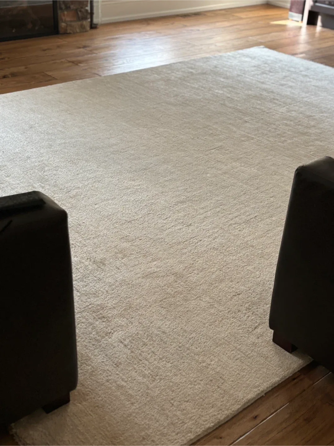 Imperial Difference Chobi Plain Ivory Rug 9'x11' Handmade image indicator(3)