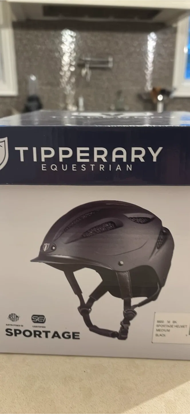 Tipperary Sportage Equestrian Helmet - Black, Medium image indicator(3)
