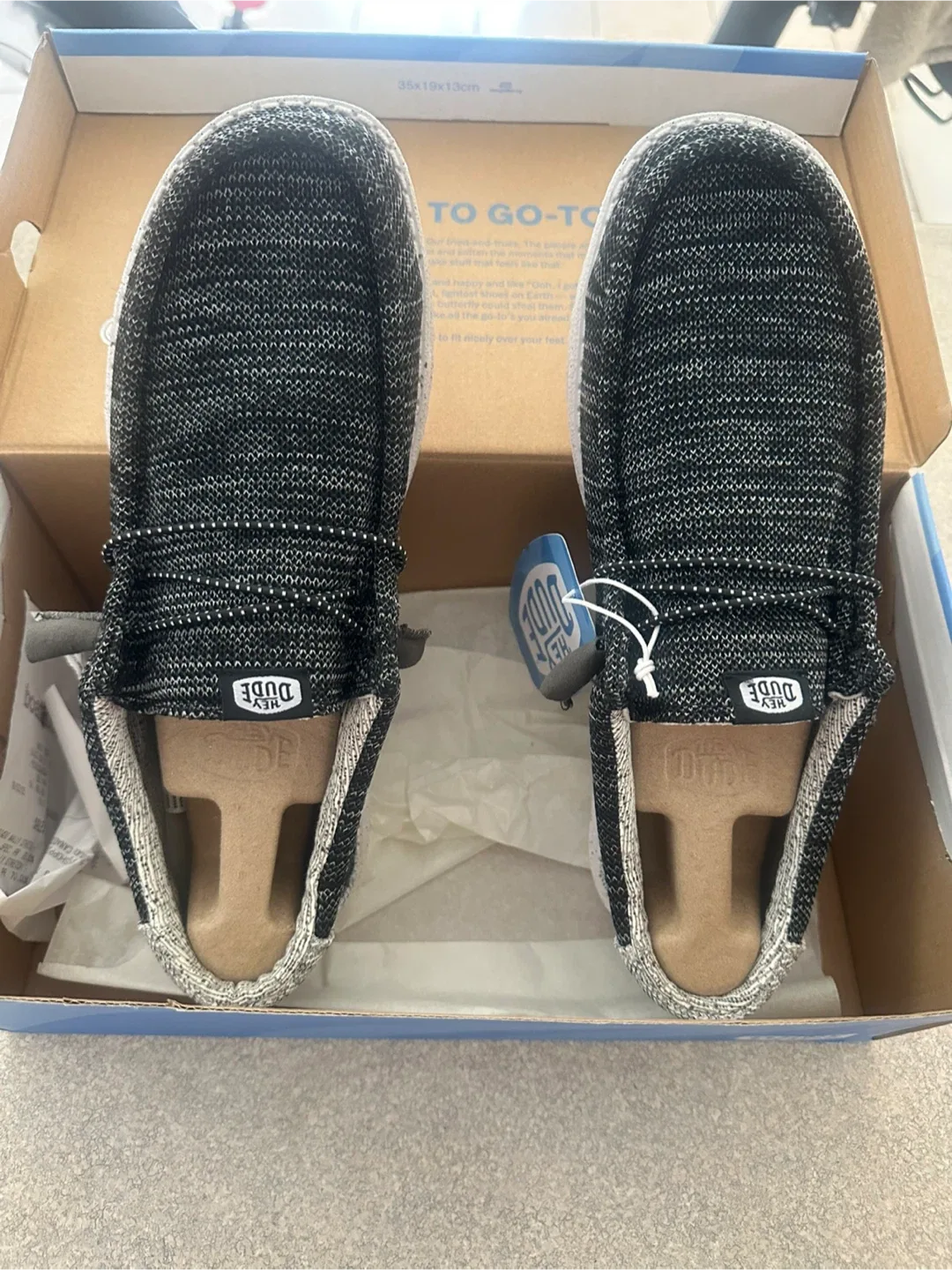 New Hey Dude Wally Stretch Men's Size.   10 image indicator(2)