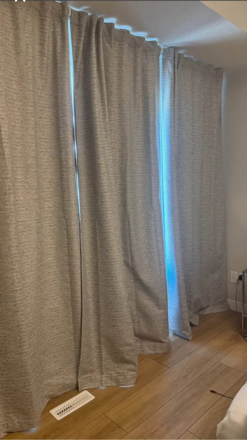 Neutral Textured Curtains image indicator(3)