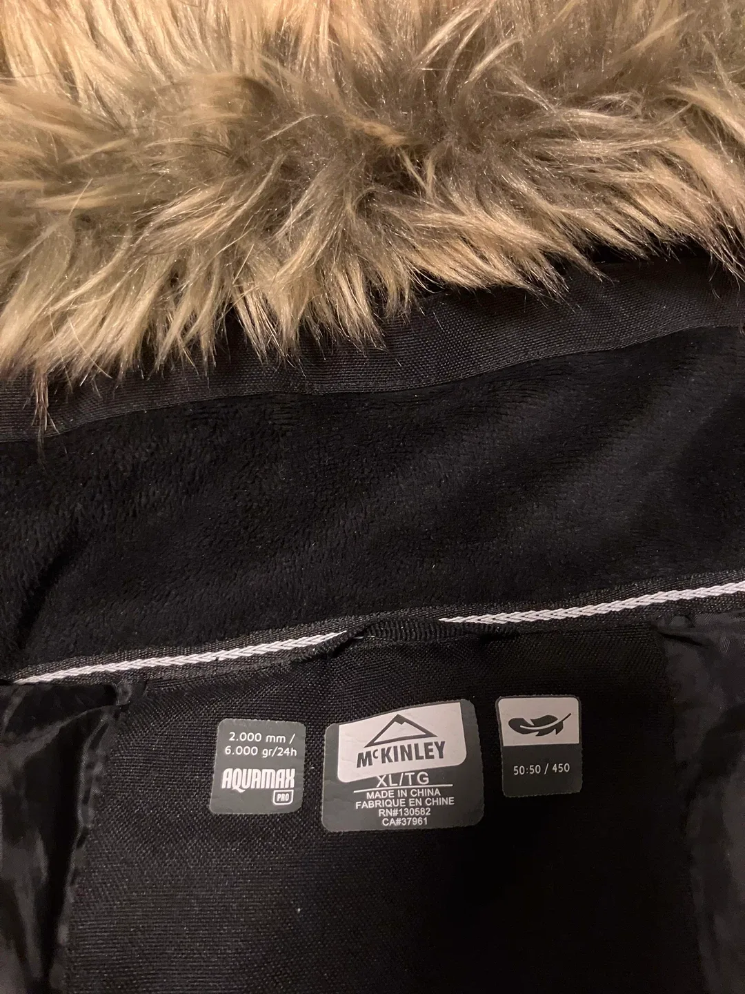 McKinley Black Winter Jacket Size XL image indicator(2)