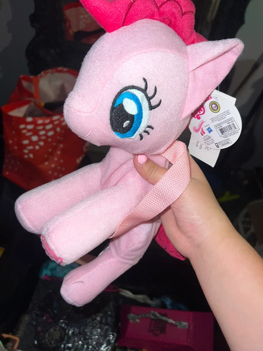 My Little Pony Pinkie Pie Plush Backpack 🧡 thumbnail