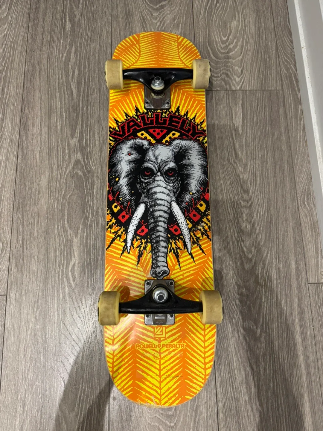 Powell Peralta Vallely Elephant Skateboard 🧡 thumbnail