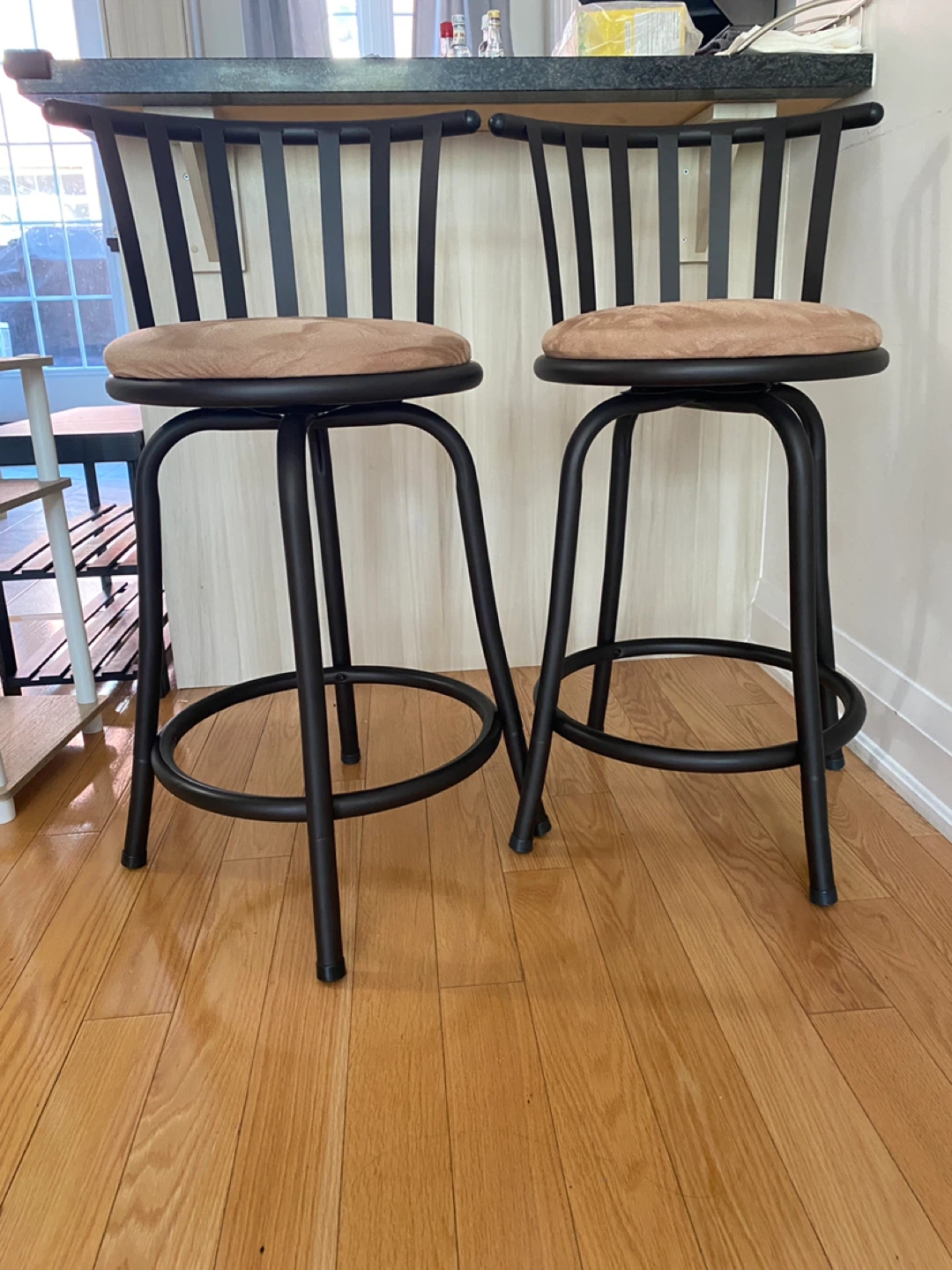 Swivel Bar Stools - Set of 2