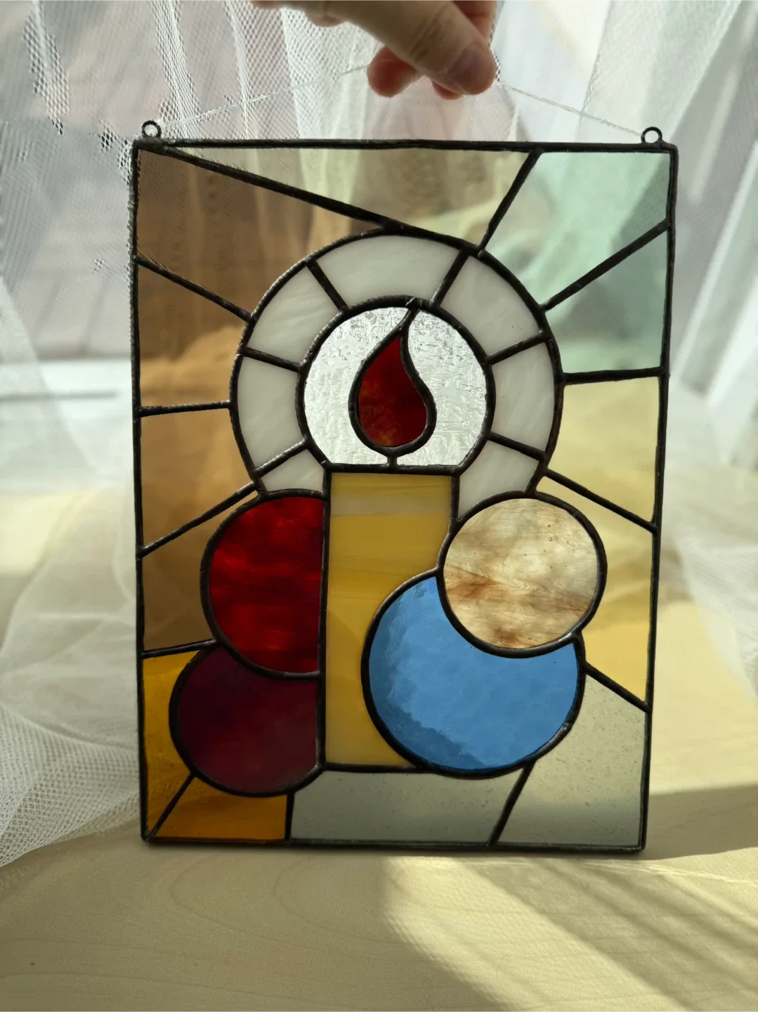Stained Glass Art Window Hanging image indicator(4)