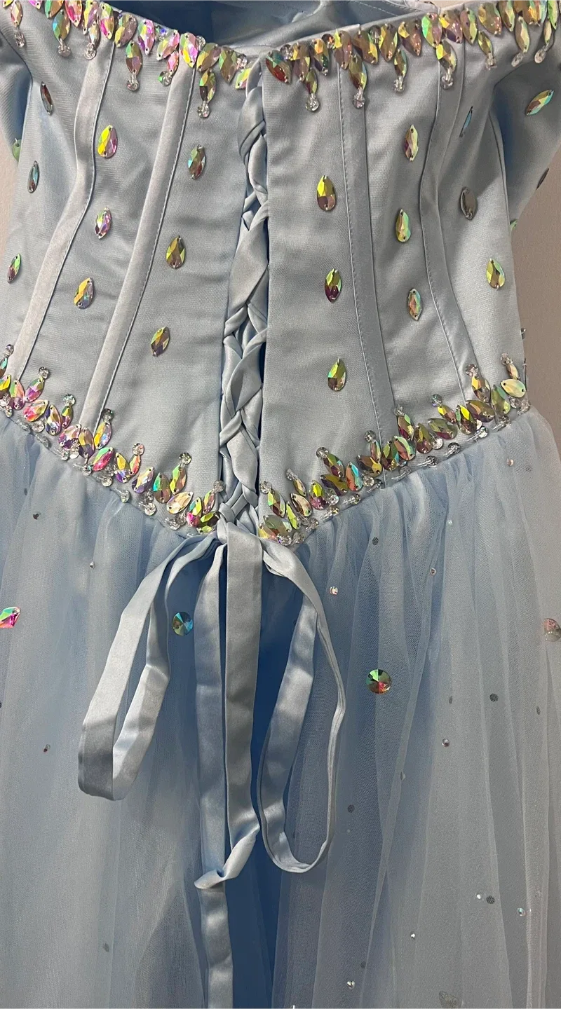 Light Blue Quinceanera Dress image indicator(3)