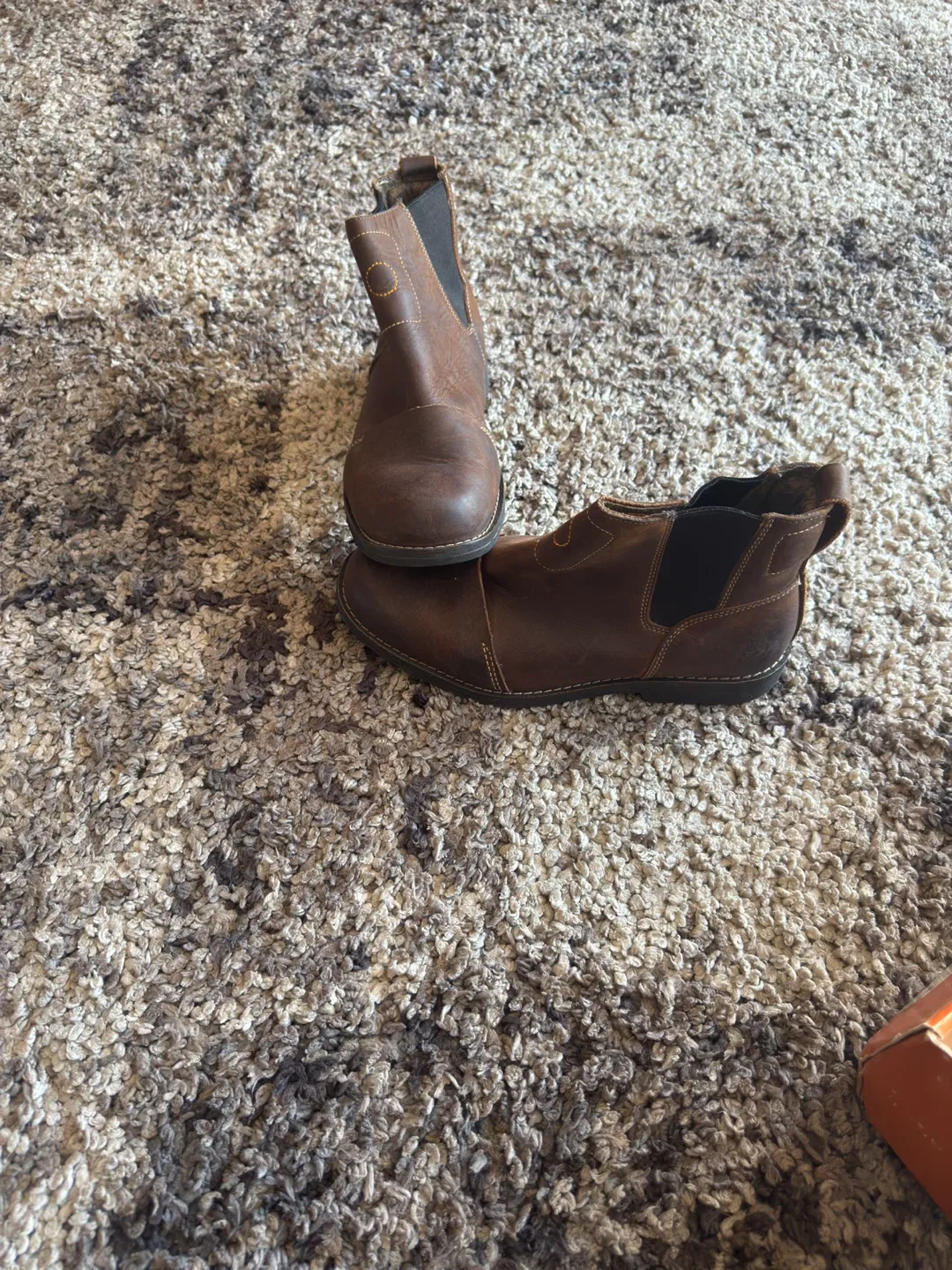 Timberland Brown Leather Chelsea Boots - Size 8.5M image indicator(5)