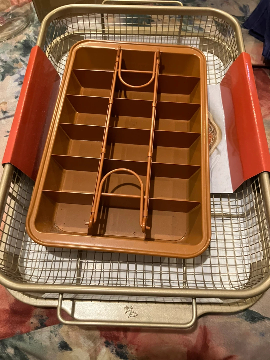 Brownie Pan with Cutter and Browning Pan with Insert