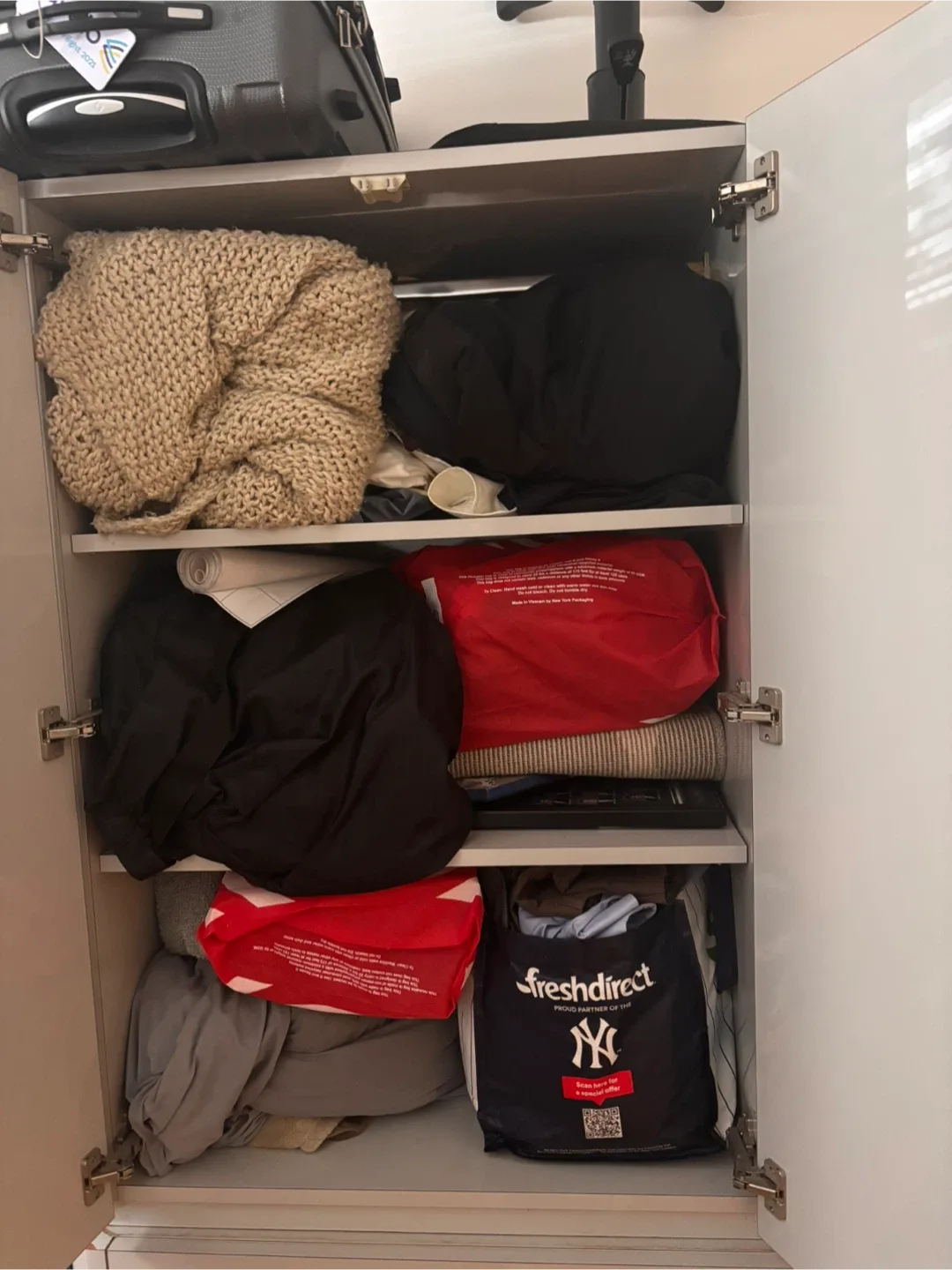 Light Grey Armoire with Drawers image indicator(2)