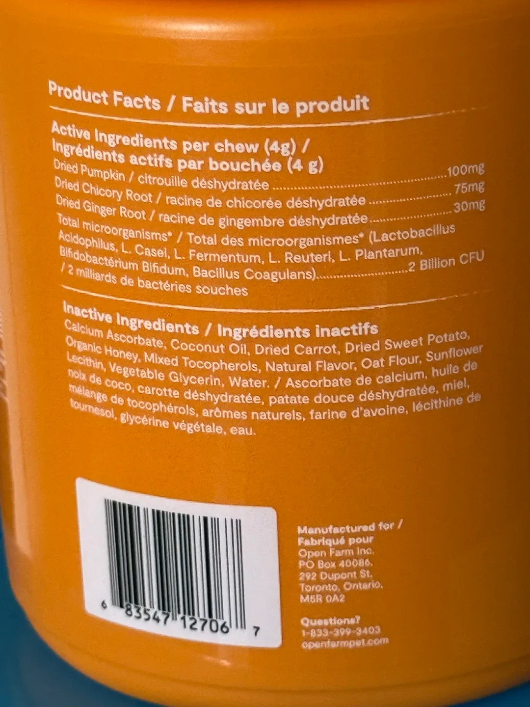 Open Farm Probiotic+ Soft Chews for Dogs image indicator(5)