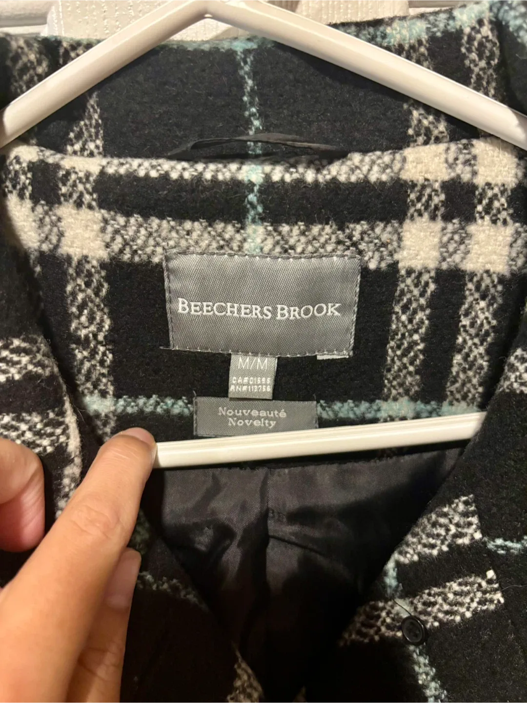 Beechers Brook Plaid Coat - Size M/M image indicator(3)