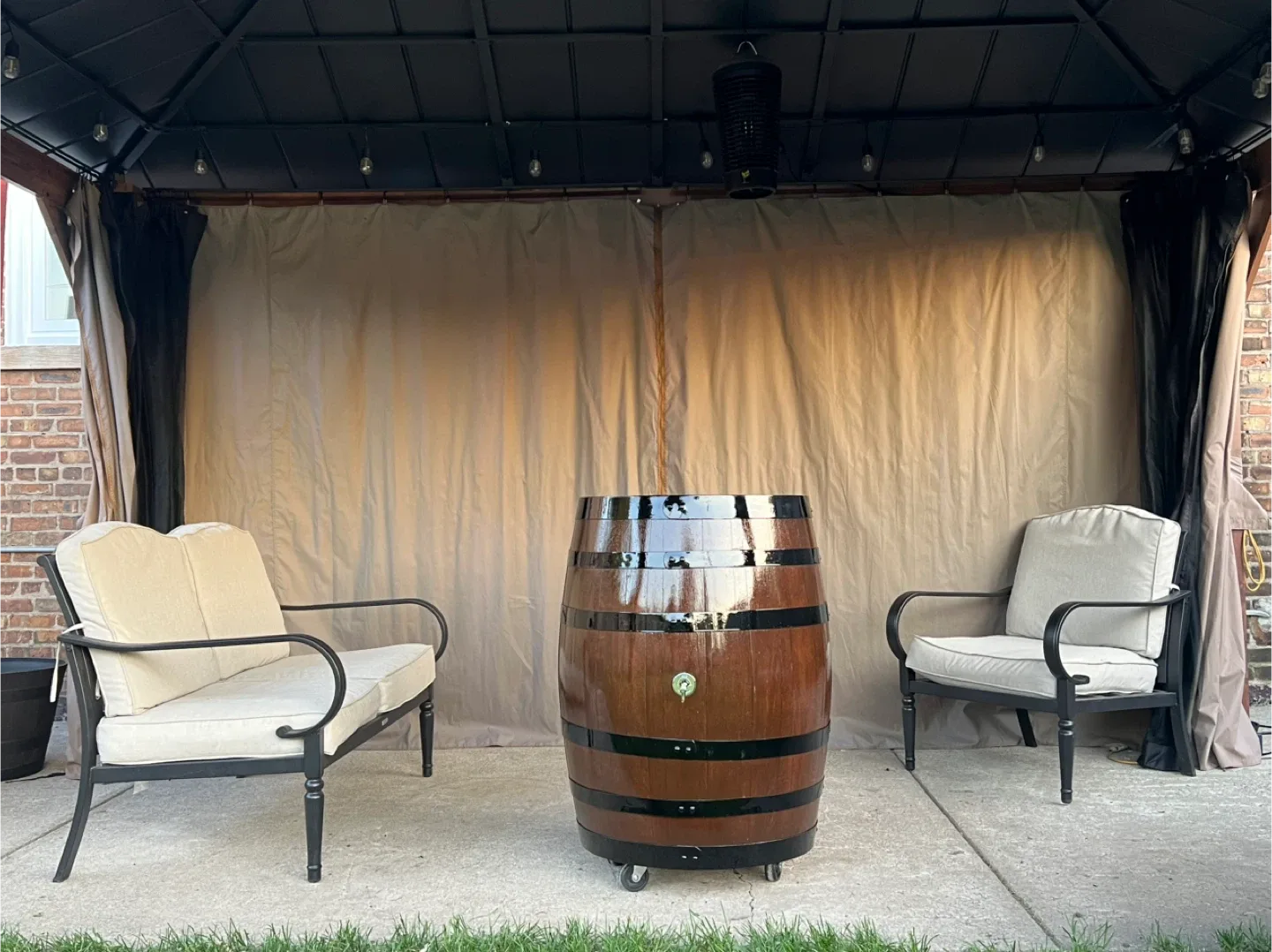 Wood Barrel Fire Pit image indicator(2)