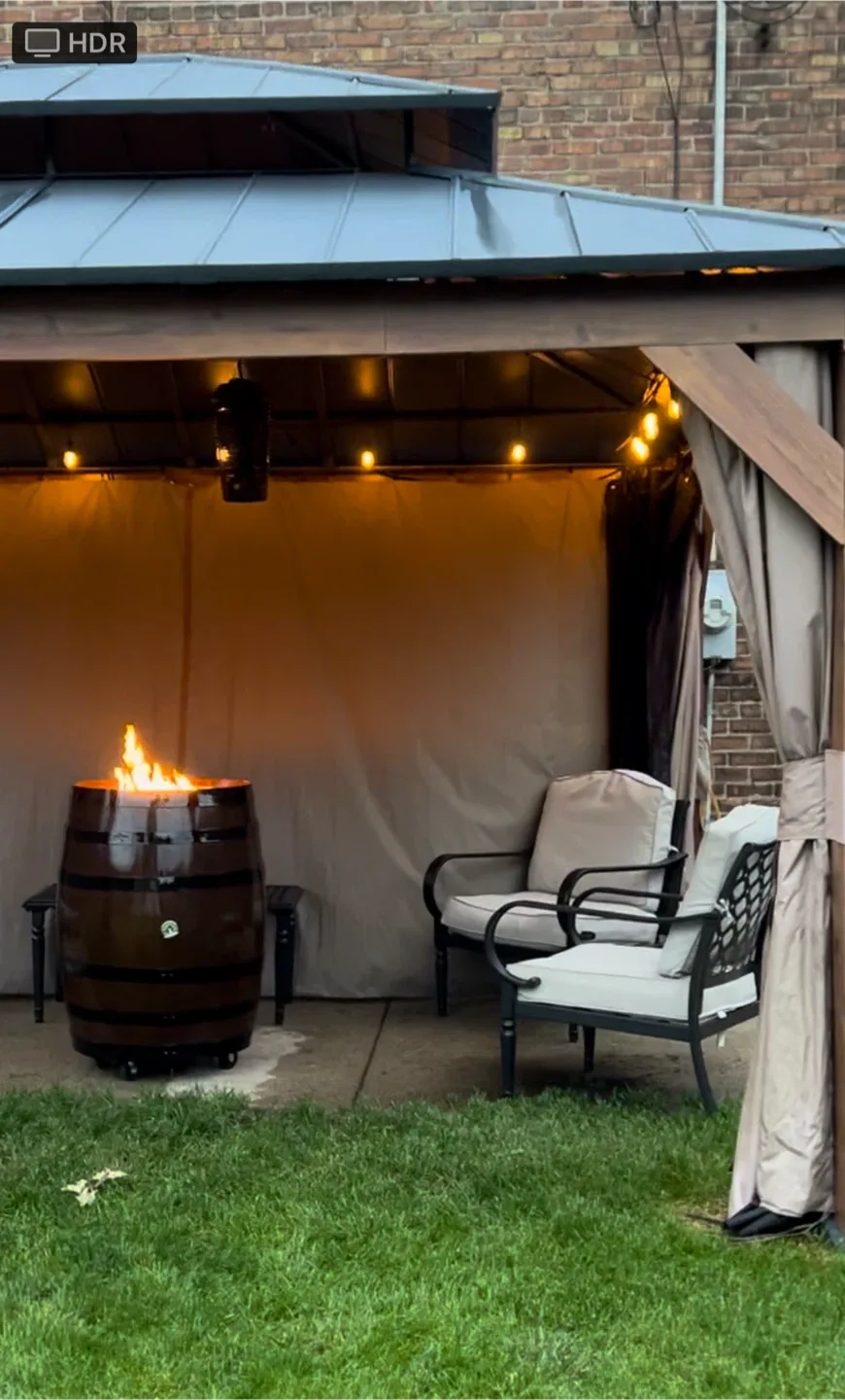 Wood Barrel Fire Pit image indicator(3)