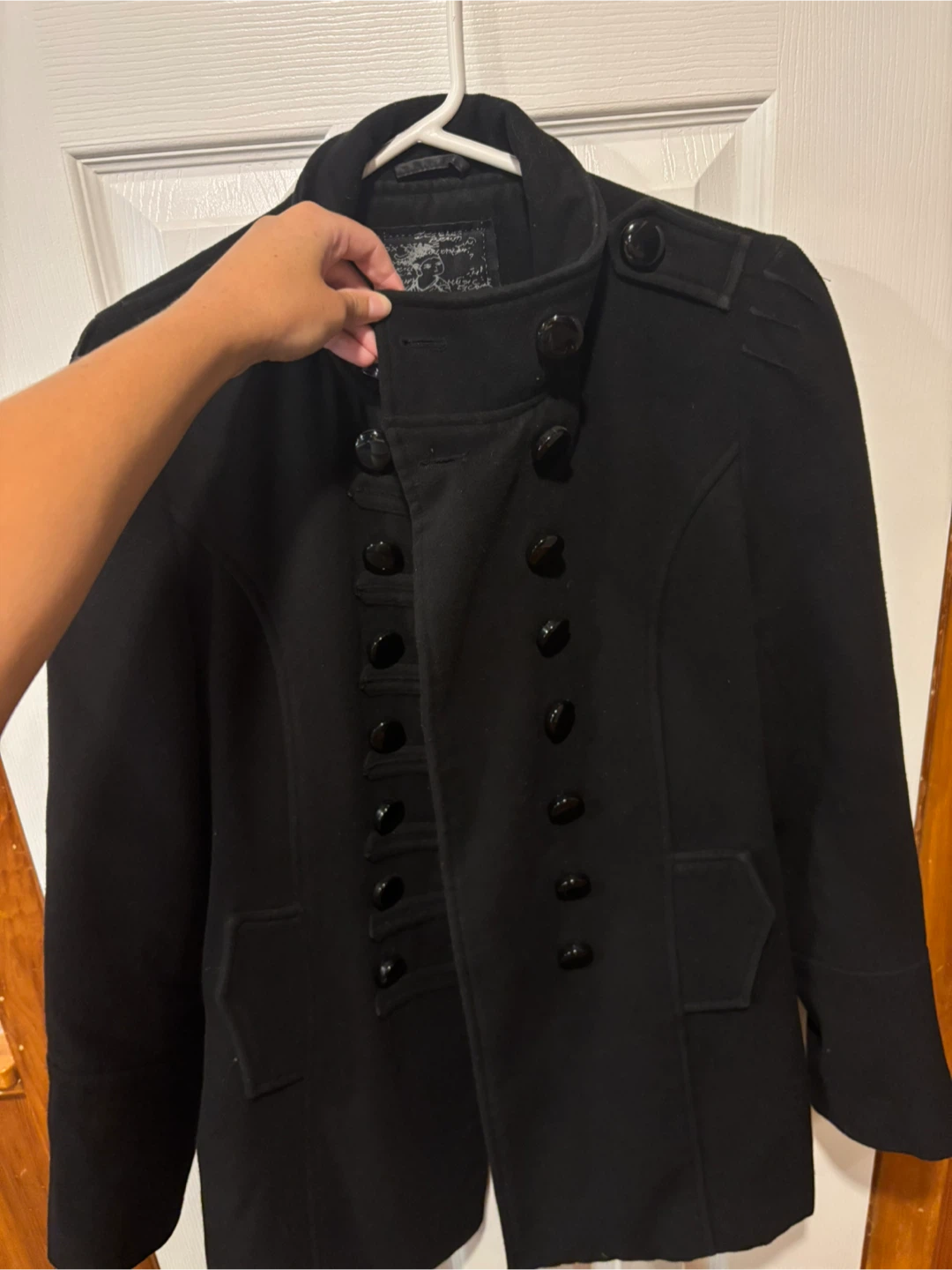 QED London Black Coat - Size 12 - photo 2