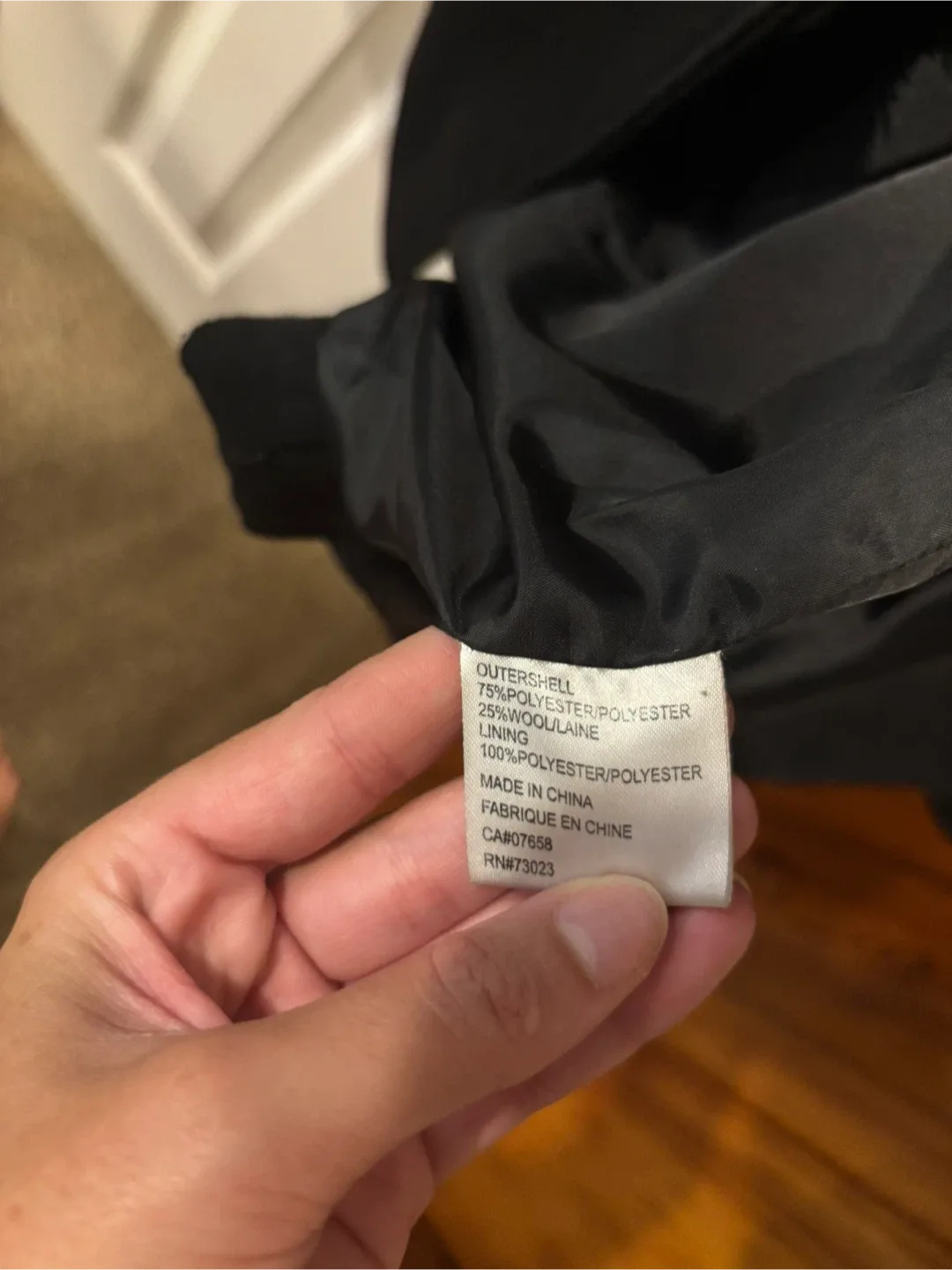 QED London Black Coat - Size 12 image indicator(9)