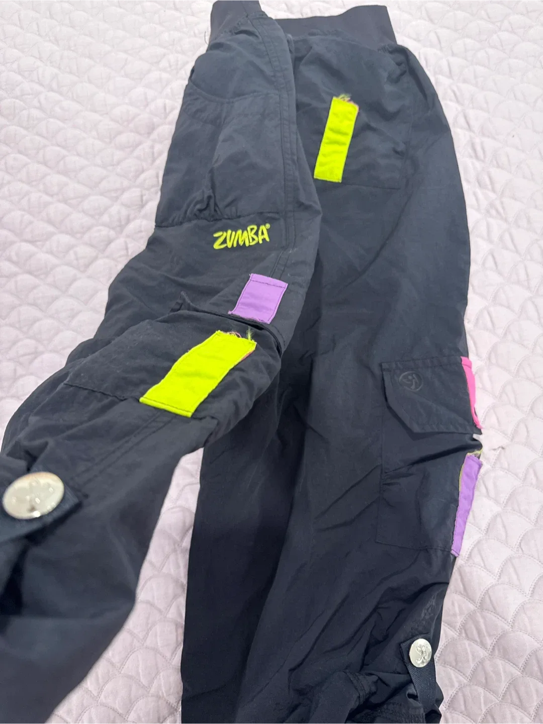 Zumba Black Cargo Pants image indicator(4)