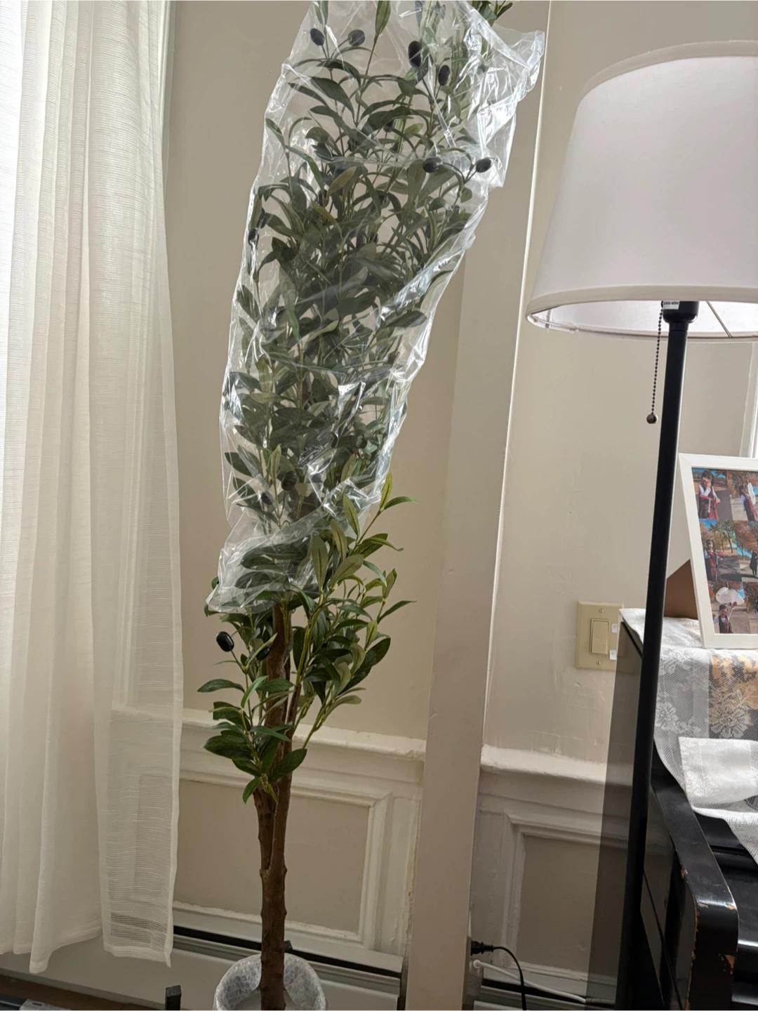 New Faux Olive Tree in Box - photo 2