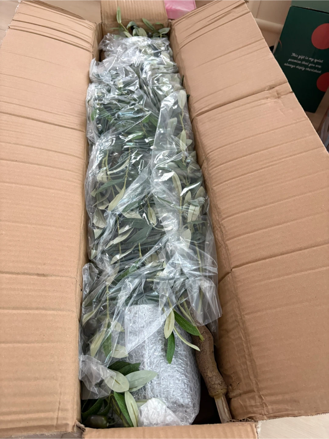 New Faux Olive Tree in Box - photo 3