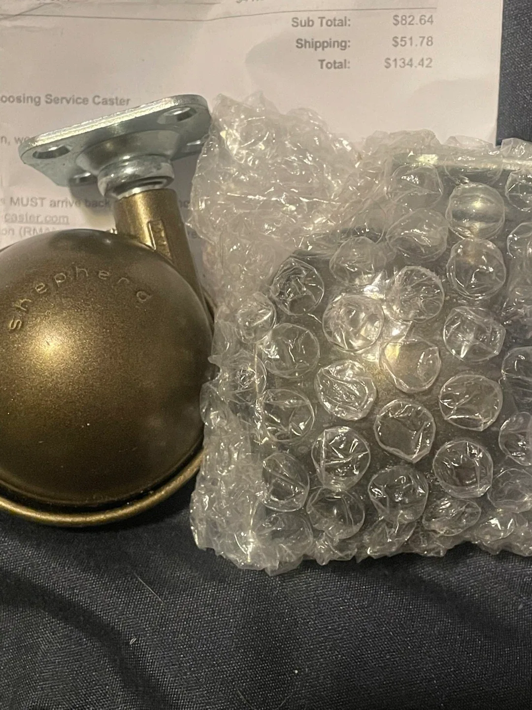 Shepherd Windsor Antique Ball Casters - Set of 4 image indicator(4)