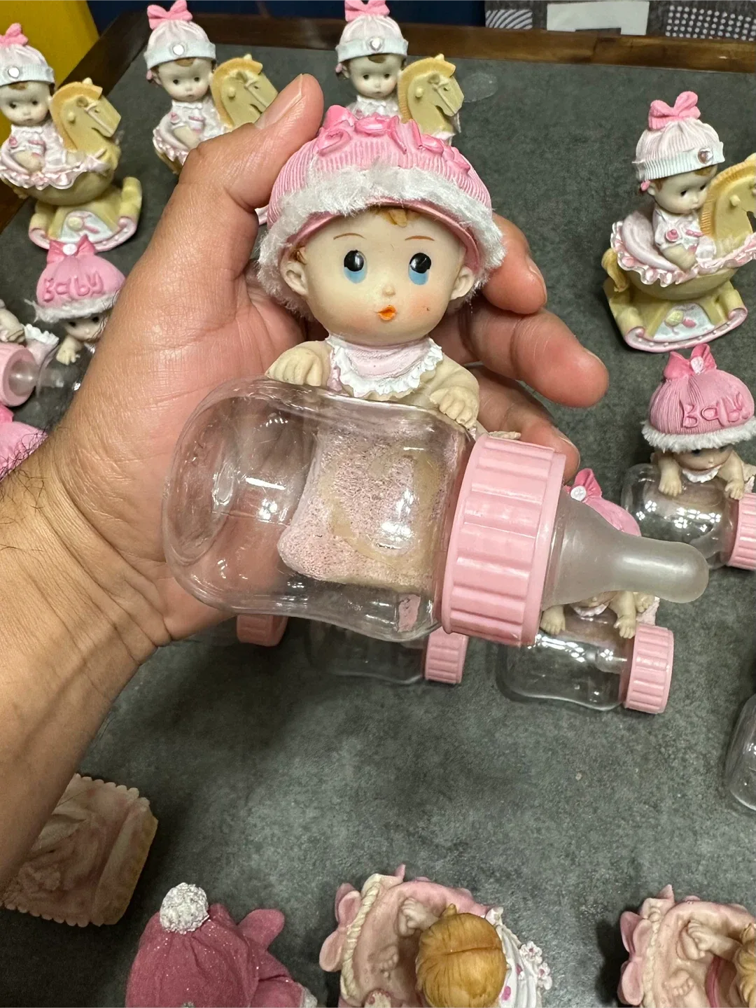 Vintage Pink Baby Doll Figurines image indicator(4)