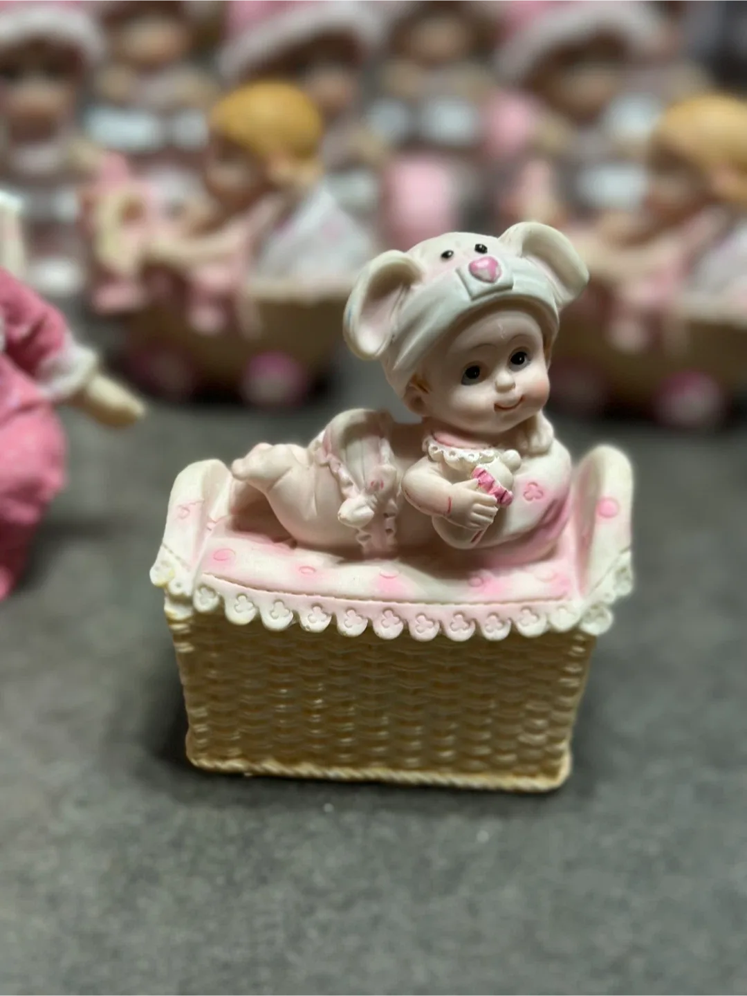 Vintage Pink Baby Doll Figurines image indicator(8)