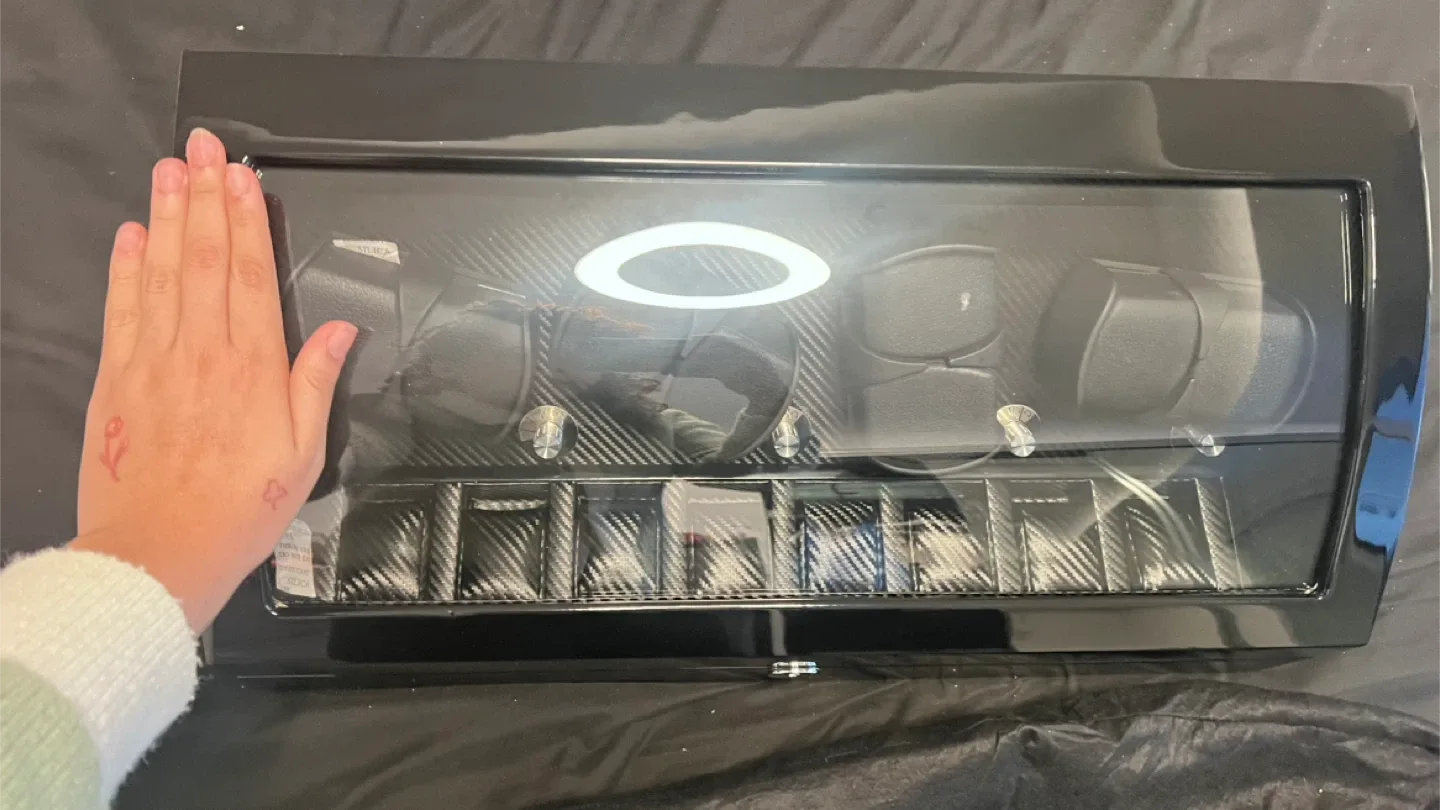 BRAND NEW automatic rotation watch box! image indicator(5)