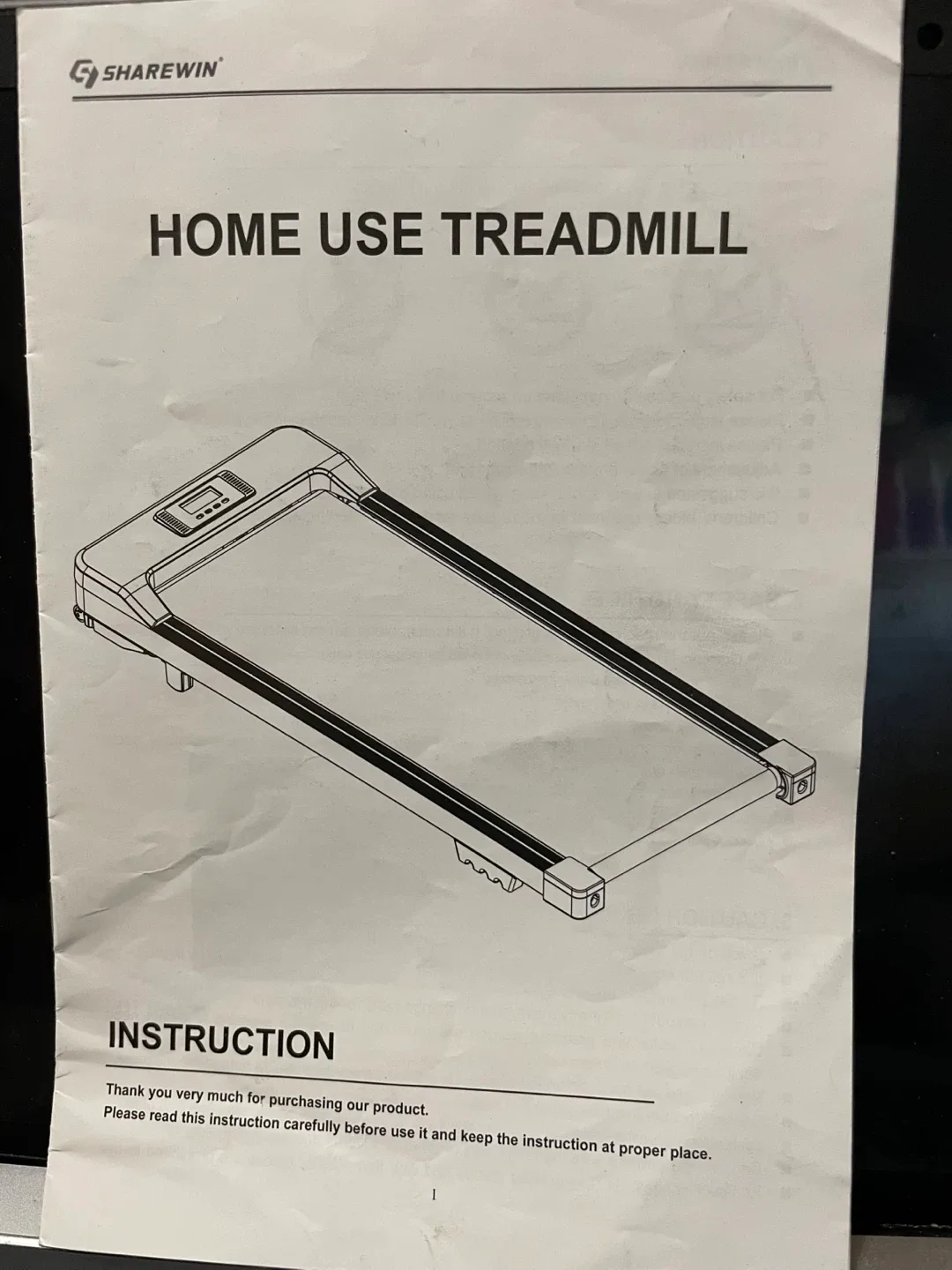 Sharewin Home Use Treadmill SL-Q17-9 image indicator(4)